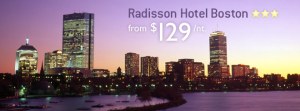 Radisson Hotel Boston from $129/night